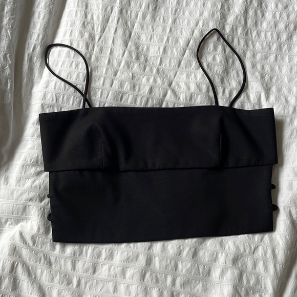 Zara Cut Out Crop Top - Picture 4 of 8